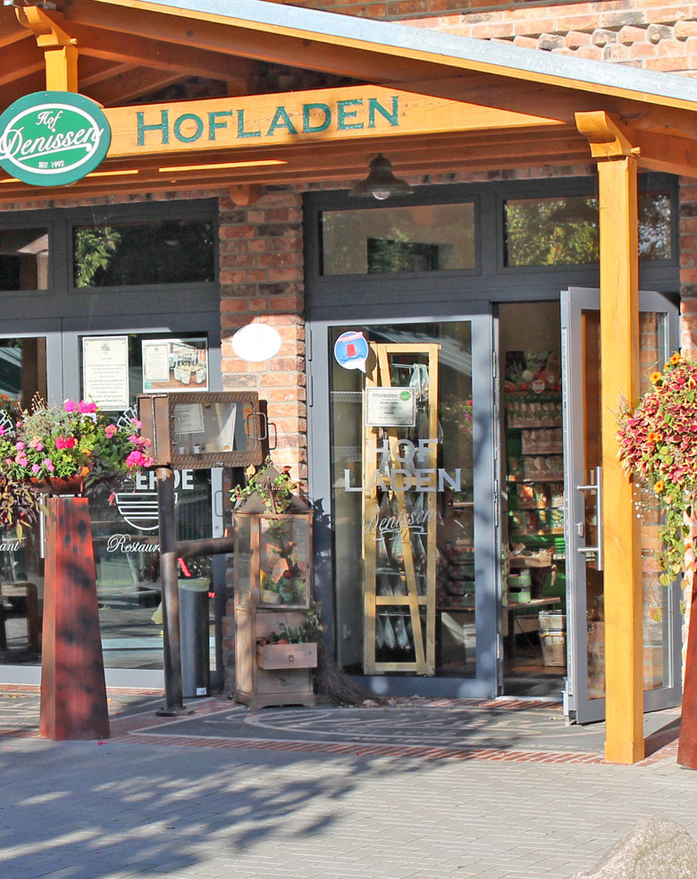 Eingang des Hofladens in Wöbbelin